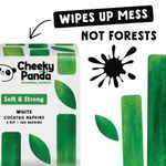 Cheeky Panda Cocktail Napkin x100 Napkins Plastic Free (Pack of 30) PFCNAPKX30