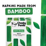 Cheeky Panda Cocktail Napkin x100 Napkins Plastic Free (Pack of 30) PFCNAPKX30