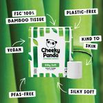 Cheeky Panda 3-Ply Toilet Tissue 200 Sheets Plastic Free (Pack of 48) PFTOILT48