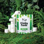 Cheeky Panda 3-Ply Toilet Tissue 200 Sheets Plastic Free (Pack of 48) PFTOILT48