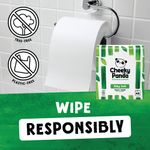 Cheeky Panda 3-Ply Toilet Tissue 200 Sheets Plastic Free (Pack of 48) PFTOILT48