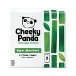 Cheeky Panda 2-Ply Plastic Free Kitchen Roll x2 Rolls (Pack of 5) PFKITCHRL10
