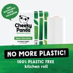 Cheeky Panda 2-Ply Plastic Free Kitchen Roll x2 Rolls (Pack of 5) PFKITCHRL10