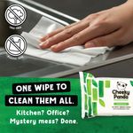 Cheeky Panda Antibacterial Multi Surface Wipes 90 Wipes (Pack of 6) 706117