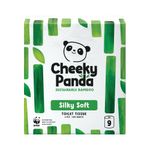 Cheeky Panda 3-Ply Toilet Tissue 9 Rolls per Pack (Pack of 5) PFTOILT9X5