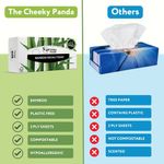 Cheeky Panda Bamboo Tissues 3-Ply 80 Tissues (Pack of 12) 1103039