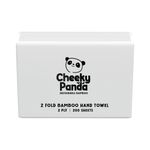 Cheeky Panda Z-Fold 2-Ply Bamboo Hand Towel 200 Towels per Pack (Pack of 15) ZHANDTW15