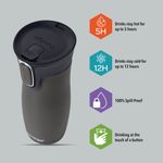 Contigo West Loop Autoseal Travel Mug 16oz/470ml Gun Metal 2095797