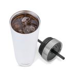 Contigo Luxe Stainless Steel Insulated Travel Tumbler/Straw 24oz Salt 2212917