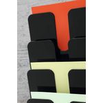 Durable Flexiplus Wall Mounted Portrait Literature Holder A4 Black (Pack of 6) 1700008061