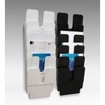 Durable Flexiplus Wall Mounted Portrait Literature Holder A4 Black (Pack of 6) 1700008061