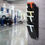 Durable Flexiplus Wall Mounted Portrait Literature Holder A4 Black (Pack of 6) 1700008061