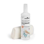 Durable Streak Free Whiteboard Cleaning Spray and Microfobre Cloth Kit 250ml 583300