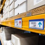 Durable Magnetic Document Pocket 100x38mm Dark Blue (Pack of 50) 174107