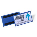 Durable Magnetic Document Pocket 150x67mm Dark Blue (Pack of 50) 174207