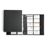 Durable VISIFIX ECONOMY 400 Business Card Ring Binder Black A4 2444/01