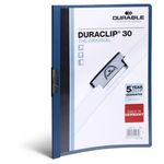 Durable Clip Folder DURACLIP 30 A4 Dark Blue (Pack of 25) 2200/07