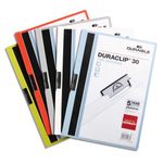 Durable Clip Folder DURACLIP 30 A4 Dark Blue (Pack of 25) 2200/07