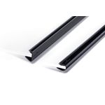 Durable Spine Bar 100 Sheet Binding Bar 12mm Black (Pack of 25) 2912/01