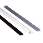 Durable Spine Bar 100 Sheet Binding Bar 12mm Black (Pack of 25) 2912/01