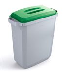 Durable DURABIN Rectangular Waste Bin 60 Litre 282x590x600mm Grey 1800496050