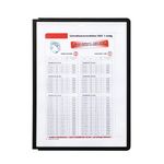 Durable SHERPA Display Panel A4 Black (Pack of 10) 5606/01