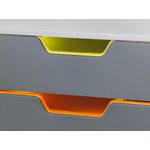Durable VARICOLOR Desktop Organiser 5 Drawer Colour Coded Modular Storage A4+ 760527