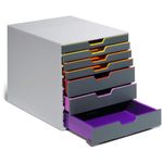 Durable Varicolor 7 Drawer Desktop Organiser Colour Coded A4+ 760727