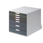 Durable Varicolor 7 Drawer Desktop Organiser Colour Coded A4+ 760727