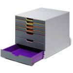 Durable Varicolor 7 Drawer Desktop Organiser Colour Coded A4+ 760727