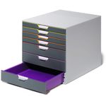 Durable Varicolor 7 Drawer Desktop Organiser Colour Coded A4+ 760727