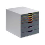 Durable Varicolor 7 Drawer Desktop Organiser Colour Coded A4+ 760727