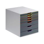 Durable Varicolor 7 Drawer Desktop Organiser Colour Coded A4+ 760727
