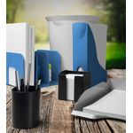 Durable ECO Recycled Plastic Magazine Stand Blue 776106