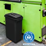 Durable Durabin Eco Bin 60 Litre Rectangular 282x590x600mm Black 1800503221