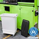 Durable Waste bin DURABIN ECO 60 Litre Rectangular 282x590x600mm Grey 1800503050