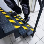 Durable DURALINE GRIP+ Strong Anti Slip Hazard Warning Floor Tape 50mmx15m Yellow/Black 1097130