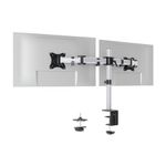 Durable Select Monitor Mount Arm for 2 Screens Up to 32 Inch with Desk Clamp Attachment 509523