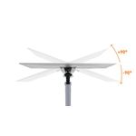 Durable Select Plus Monitor Mount Arm for 1 Screen Up to 32 Inch with Desk Clamp Attachment 509623