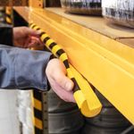 Durable Corner Protection Profile C25R Yellow/Black (Pack of 5) 1100130