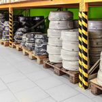 Durable Corner Protection Profile C35 Yellow/Black (Pack of 5) 1102130