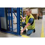 Durable Corner Protection Profile C35 Yellow/Black (Pack of 5) 1102130