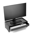 Durable Felt Lined Drawer For Monitor Stand EFFECT Black 508201