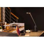 Durable Luctra LITE 3D Gesture Control Bio Effective Desk Lamp Aluminium Black 921301
