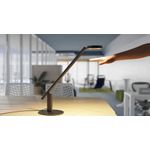 Durable Luctra LITE 3D Gesture Control Bio Effective Desk Lamp Aluminium Black 921301
