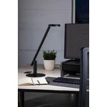 Durable Luctra LITE 3D Gesture Control Bio Effective Desk Lamp Aluminium Black 921301