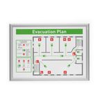 Durable Aluminium Snap Frame Notice Holder A2 Silver 500823