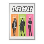 Durable Aluminium Snap Frame Notice Holder A1 Silver 500923