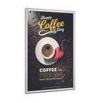 Durable Aluminium Snap Frame Notice Holder A1 Silver 500923