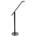Durable Luctra LITE 3D Gesture Control Bio Effective Floor Lamp Aluminium Black 928901